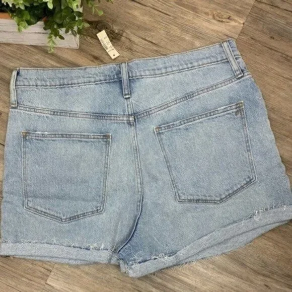 Madewell Raw Hem Denim Shorts